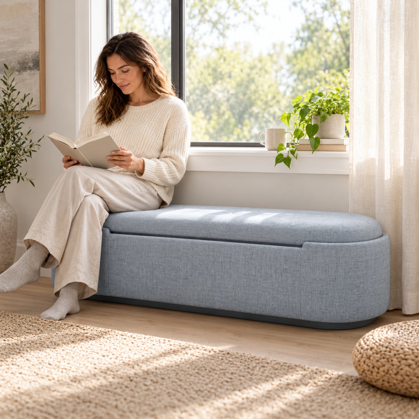Glide Bay Storage Bench