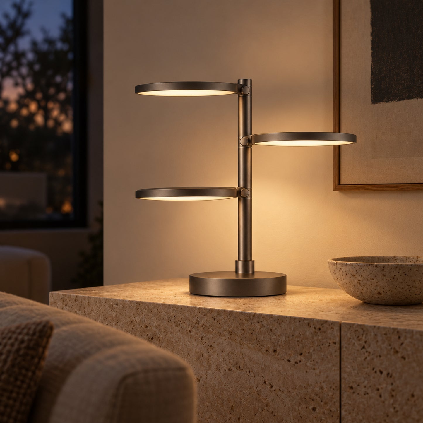 Pivot Cairn Table Lamp