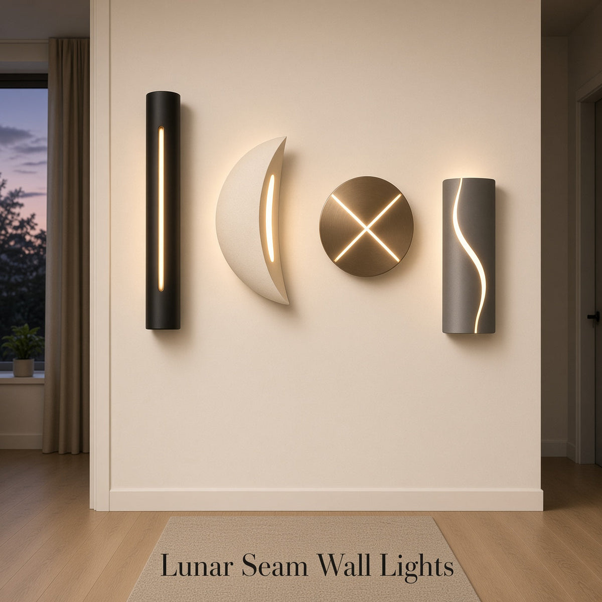 Lunar Seam Wall Lights
