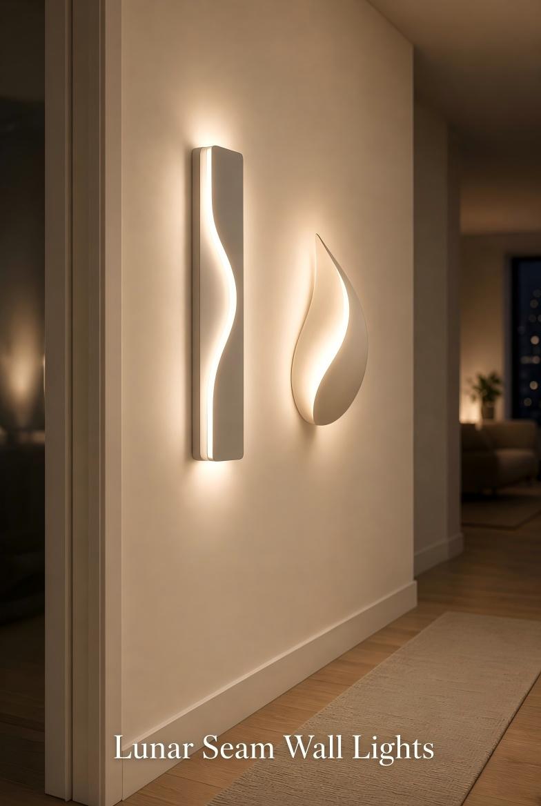 Lunar Seam Wall Lights