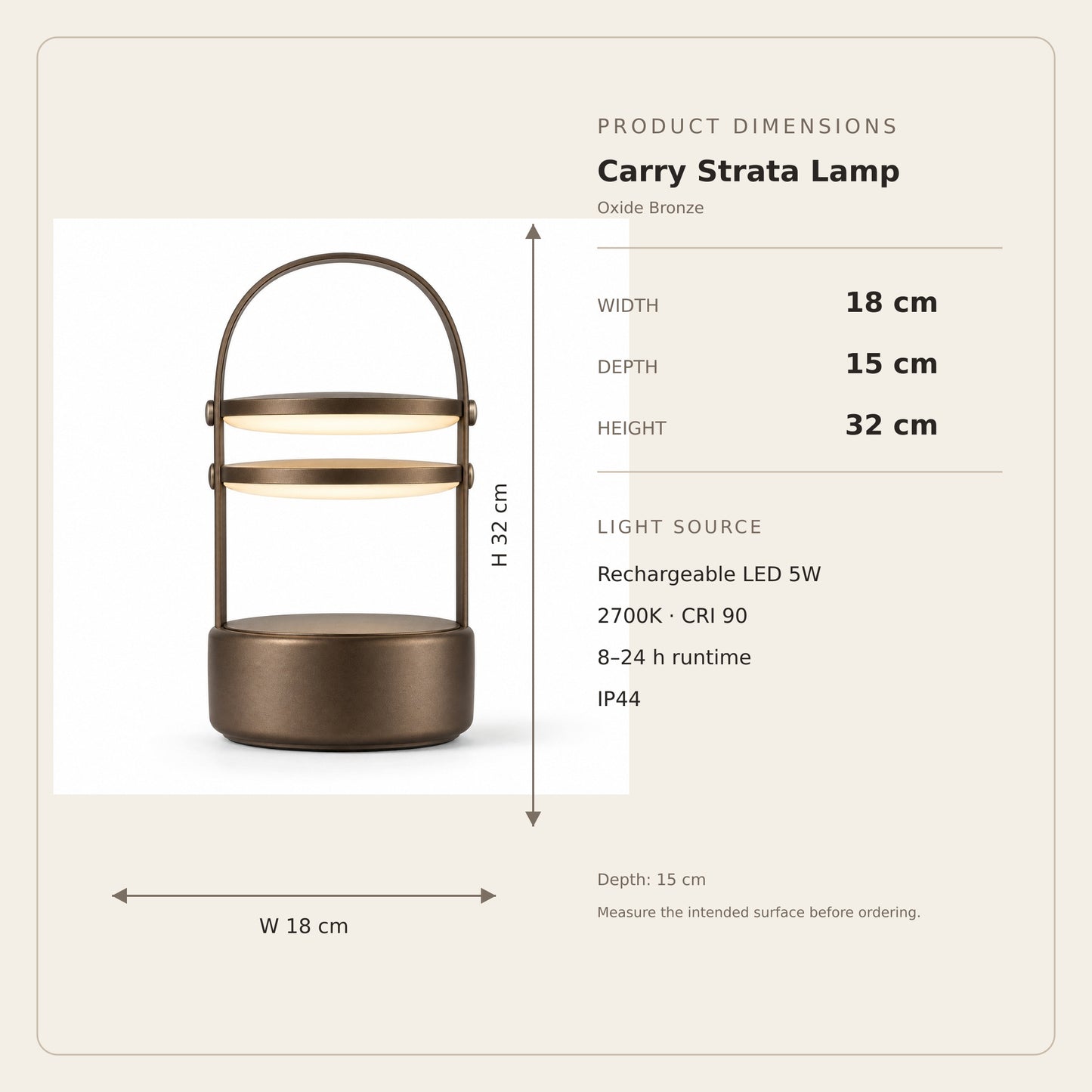 Carry Strata Lamp