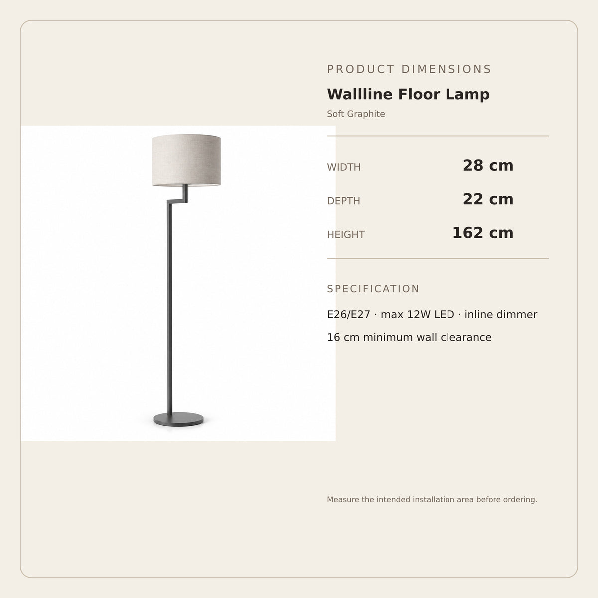 Wallline Floor Lamp
