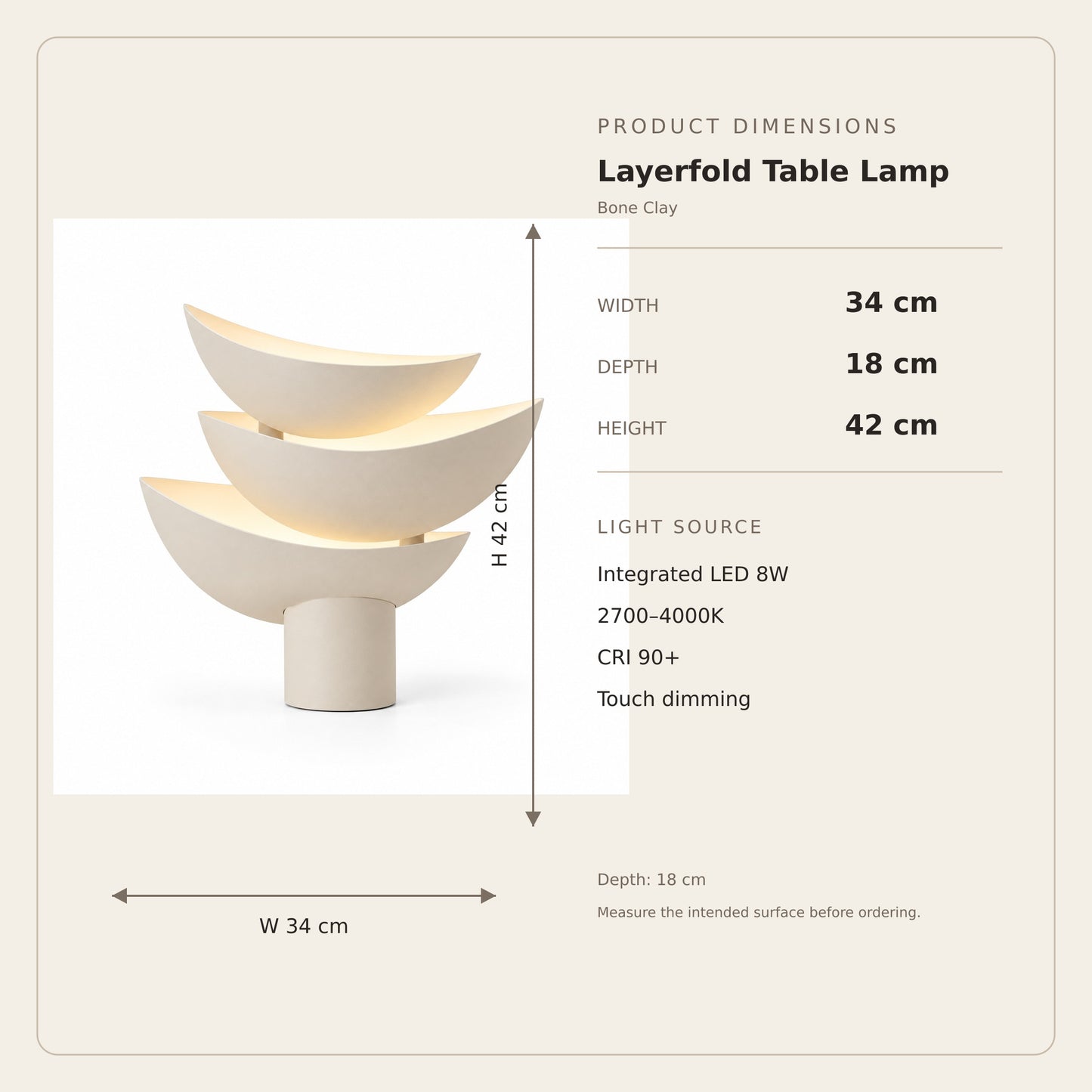 Layerfold Table Lamp