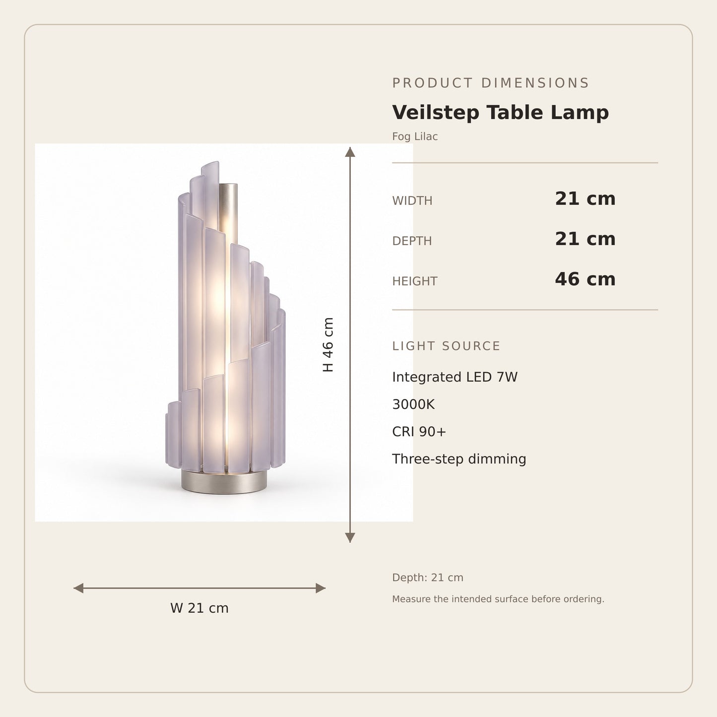 Veilstep Table Lamp