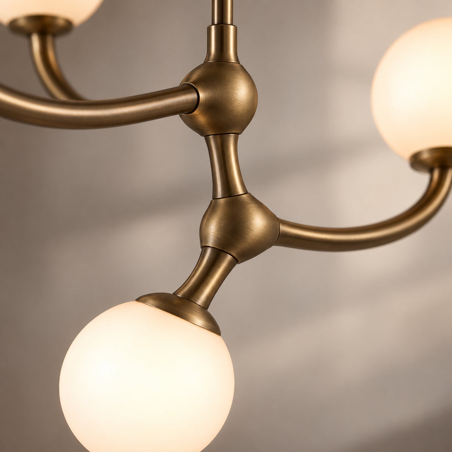 Tri-Node Bloom Chandelier