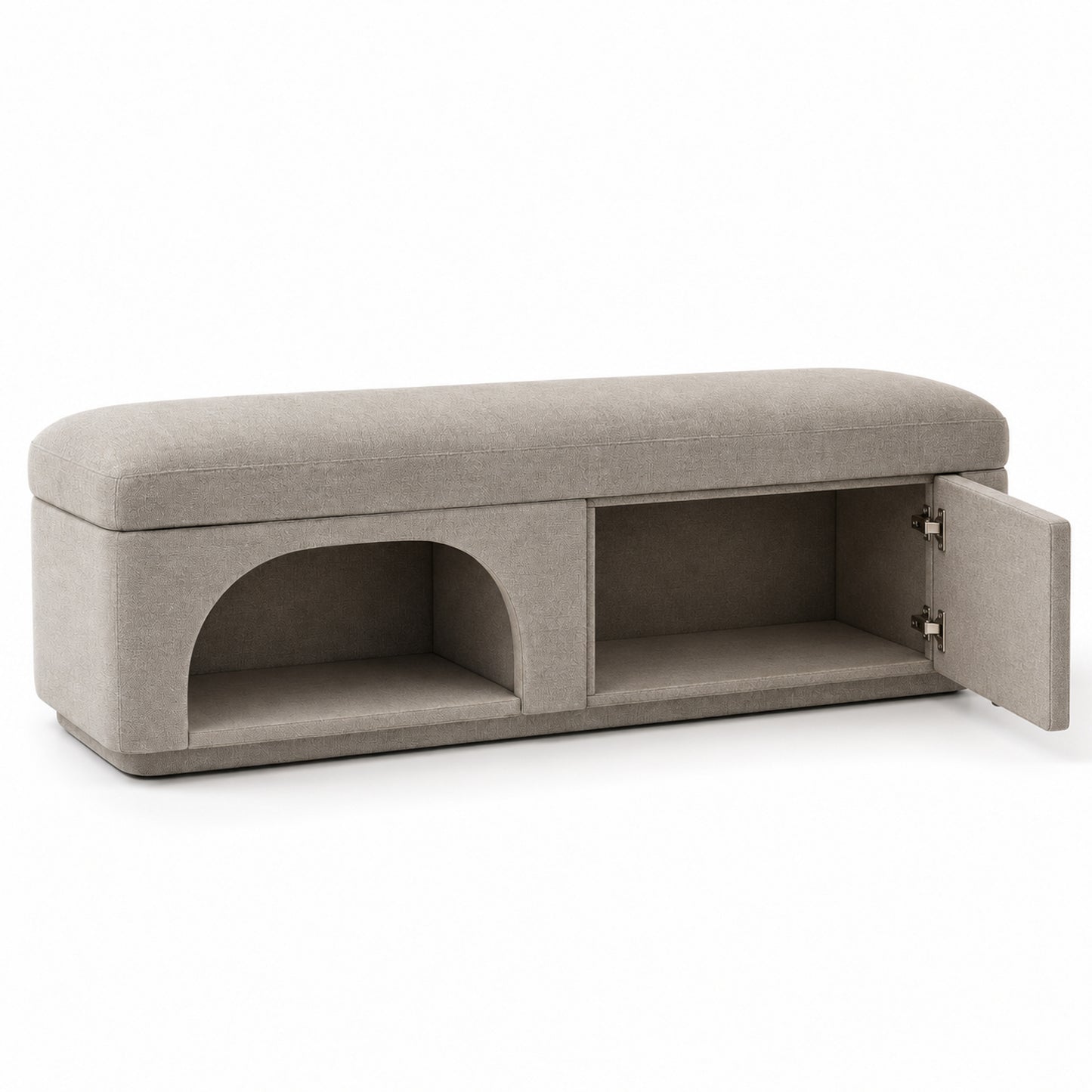 Portal Shelf Storage Bench