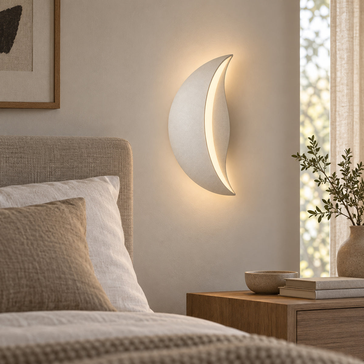 Crescent Fissure Wall Light