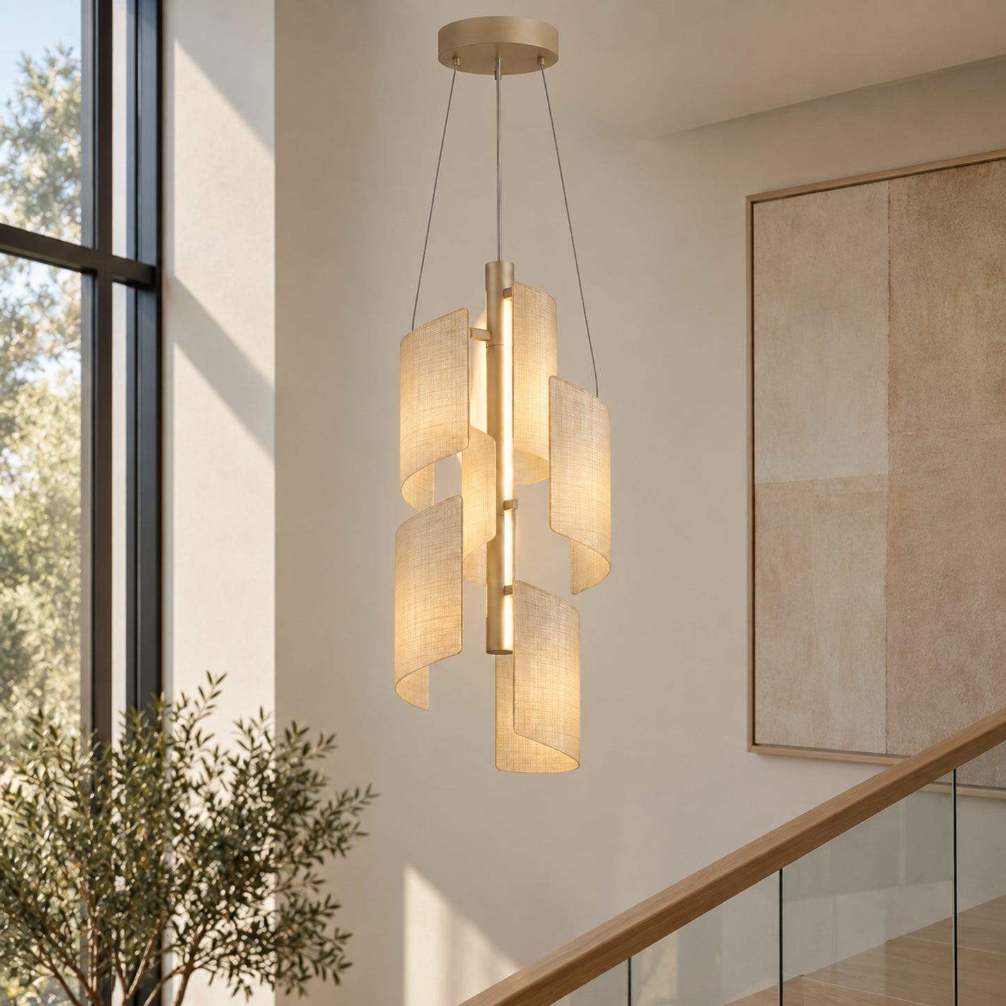Cascade Weft Pendant