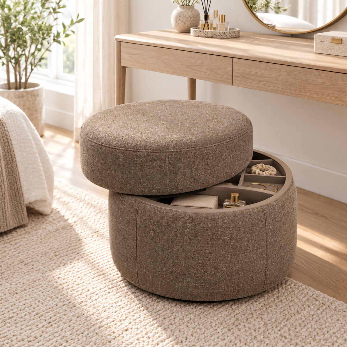 Turntable Chamber Ottoman