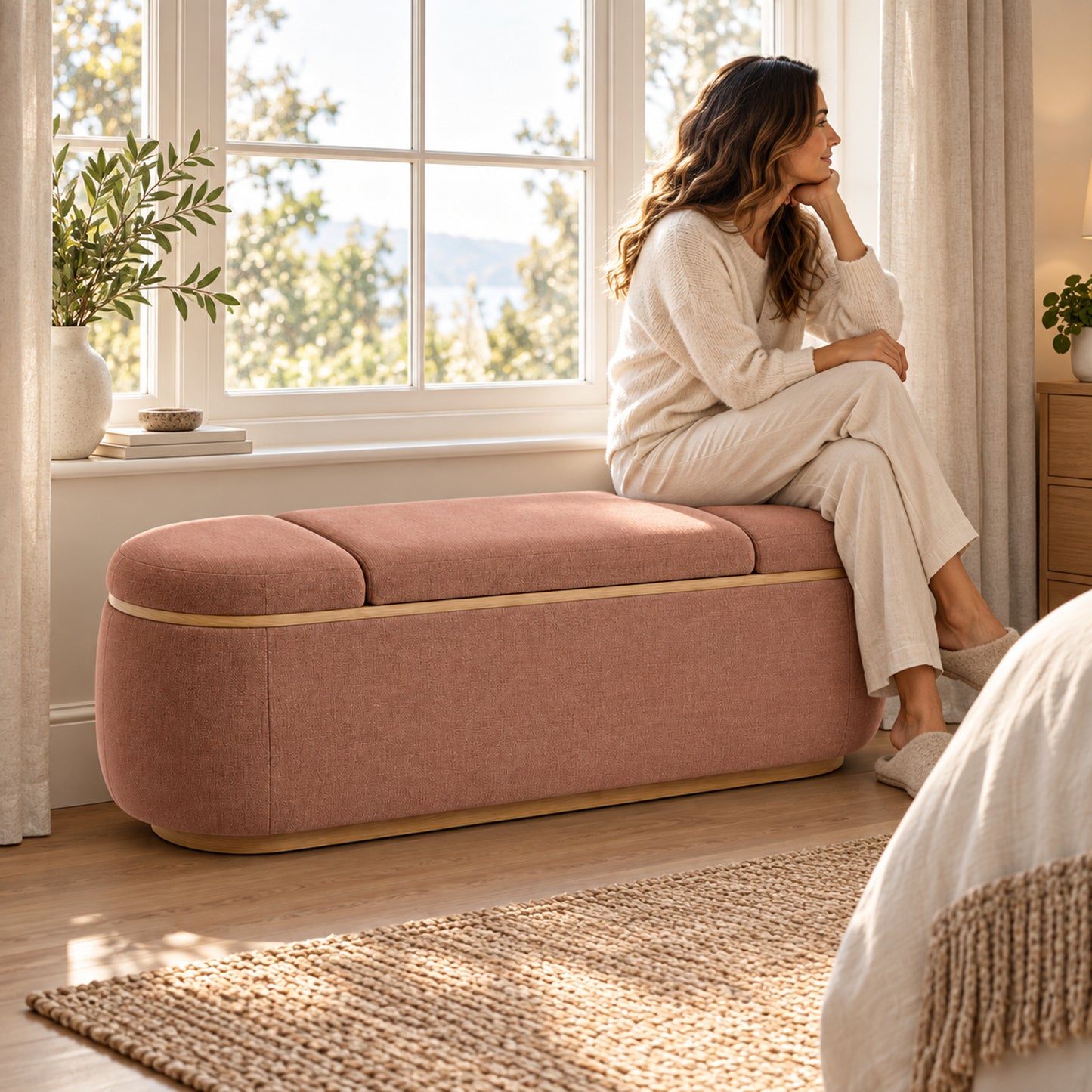 Nest Tray Storage Bench