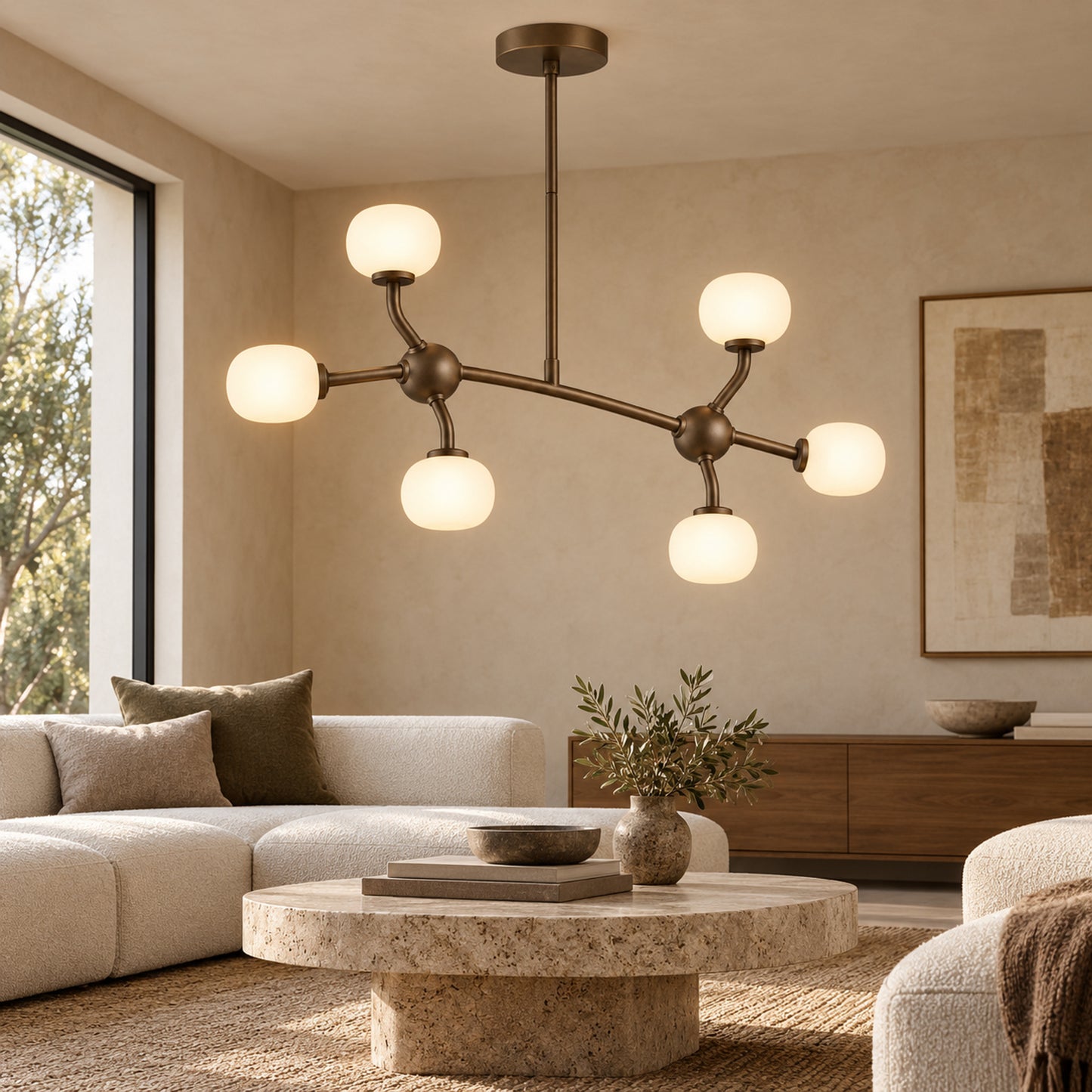 Twin-Core Node Chandelier