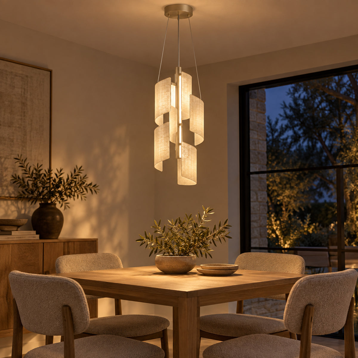 Cascade Weft Pendant