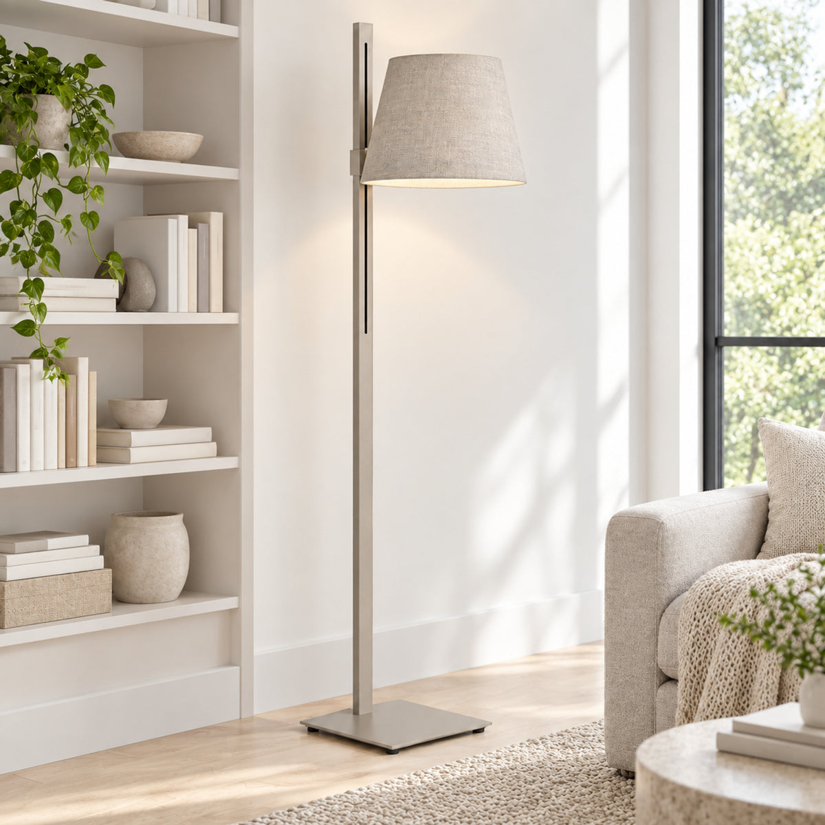 Slide Mast Floor Lamp